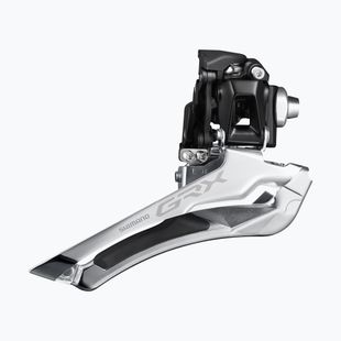Cambio anteriore bici Shimano FD-RX400 GRX 2x10 Down Swing silver/black