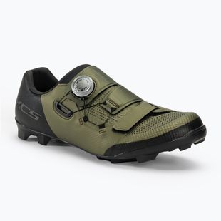 Scarpe da ciclismo MTB da uomo Shimano SH-XC502 verde muschio