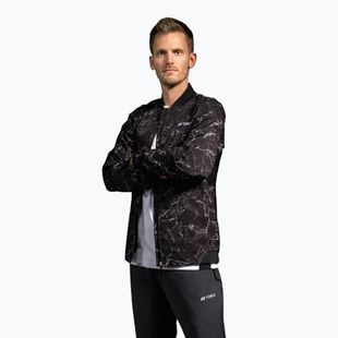 Felpa da tennis da uomo YONEX 0041 Club nero