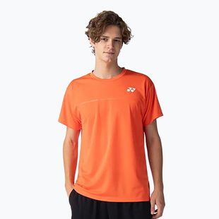 Maglietta da tennis da uomo YONEX 10728 Crew Neck cyber orange