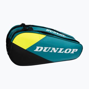 Borsa da tennis Dunlop SX-Club 6 RKT verde acqua/nero/giallo