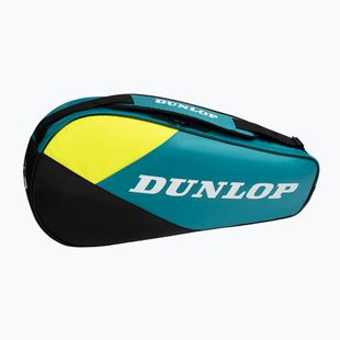 Borsa da tennis Dunlop SX-Club 3 RKT verde acqua/nero/giallo
