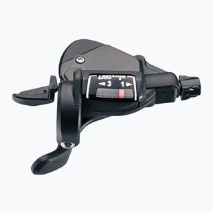 Manopole del deragliatore con indicatore ottico destra + sinistra microSHIFT Mezzo TS39 3x8 Thumb Tap
