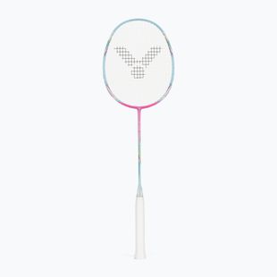 Racchetta da badminton VICTOR DriveX 6SP QM fluorescent rose-red/light blue