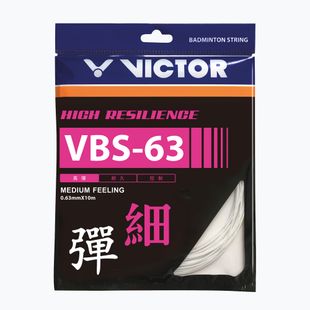 Corda da badminton VICTOR VBS 63 - set white