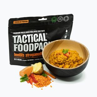 Alimenti liofilizzati Tactical Foodpack Lenticchie Strogonoff Vege 120 g