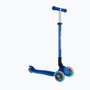 Globber Primo Pieghevole Plus Lights triciclo scooter per bambini blu navy