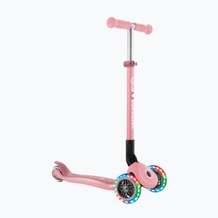 Triciclo per bambini pieghevole Globber Primo Lights rosa pastello