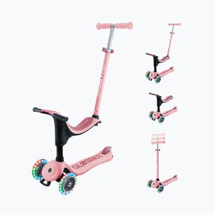 Triciclo per bambini Globber Go.Up Sporty Lights rosa pastello