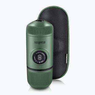 Macchina da caffè portatile Wacaco Nanopresso 80 ml + custodia verde muschio