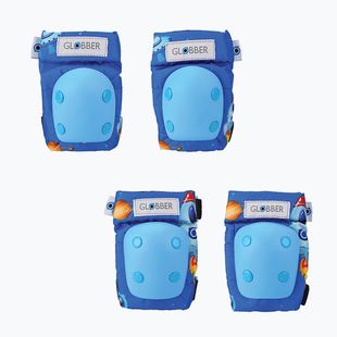Set di protezioni per bambini Globber Toddler rocket blue