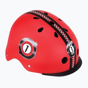 Casco per bambini Globber Elite Lights new red racing