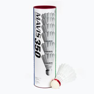 Volani da badminton YONEX Mavis 350 W 6 pack white