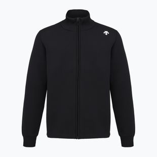 Maglione da uomo Descente con zip integrale nero