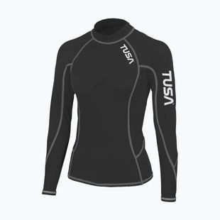 Maglia a maniche lunghe da nuoto da donna TUSA Black rashguard