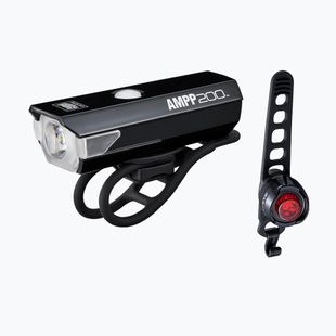 Set di luci ciclo CatEye AMPP 200 HL-EL042RC / ORB-RC TL-LD160RC nero