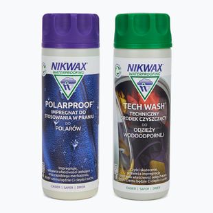Kit per la cura dell'abbigliamento outdoor Nikwax Tech Wash + Polar Proof 2 x 300 ml