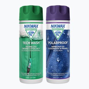 Kit per la cura dell'abbigliamento outdoor Nikwax Tech Wash + Polar Proof 2 x 300 ml