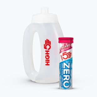 Set HIGH5 Hydration Starter Pack elektrolity 20 tabs + bidon 700 ml berry