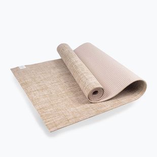 Tappetino da yoga Myga Jute 5 mm beige