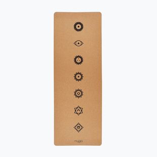 Tappetino da yoga Myga Chakra XL 6 mm brown