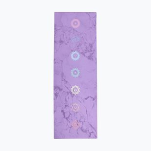 Tappetino da yoga Myga Chakra 6 mm purple