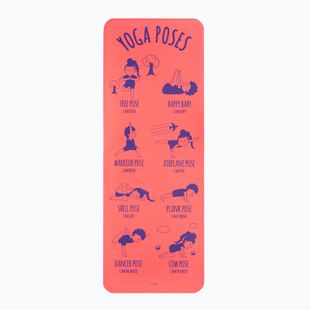Tappetino da yoga Myga Pose 3 mm red