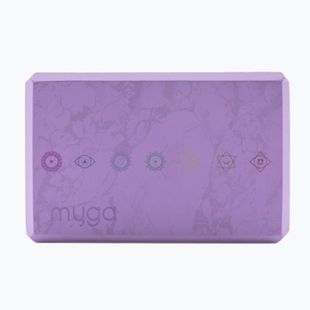 Blocco yoga Myga Foam Block purple