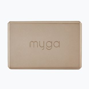 Blocco yoga in schiuma Myga marrone