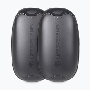 Lifesystems Scaldamani ricaricabile a doppio palmo USB e USB C nero