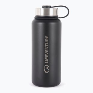 Lifeventure Borraccia in acciaio inox 1000 ml bottiglia termica nera
