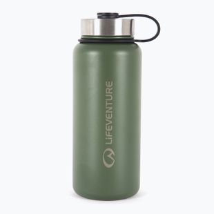 Lifeventure Borraccia in acciaio inox 1000 ml bottiglia termica kaki