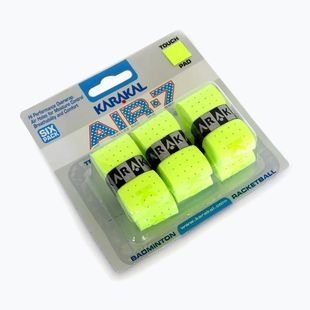 Fasce per squash Karakal Air 7 Overwrap Grip 6 pack lime