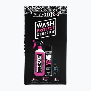 Kit per la cura della bicicletta Muc-Off Clean, Protect and Lube (lubrificante umido)