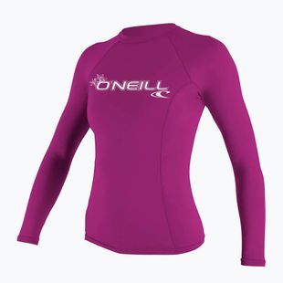 Nuoto femminile a maniche lunghe O'Neill Basic Skins Rash Guard fox/rosa