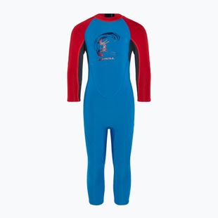 O'Neilller Reactor-2 2 mm Back Zip Full bambini nuotare schiuma ej9/ocean/graph/red