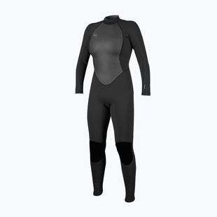 Mutino da nuoto donna O'Neill Reactor-2 5/3 mm Back Zip Full black