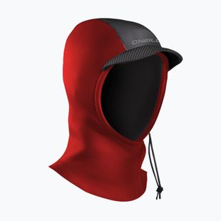 Cappuccio in neoprene per bambini O'Neill Youth Psycho Hood 3 mm rosso