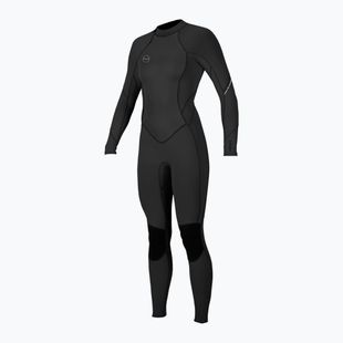 Muta da nuoto donna O'Neill Bahia 3/2 Back Zip Full black/black/black