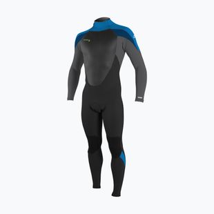 O'Neill Epic 3/2 Back Zip Full nero/grafite/blu/marino profondo schiuma da nuoto per bambini