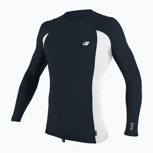 Maniche lunghe da nuoto O'Neill Premium Skins Rash Guard ardesia/bianco/ardesia da uomo