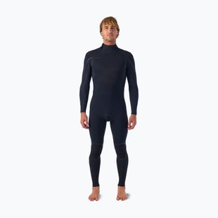 Muta da nuoto uomo O'Neill Hyperfreak Fire 4/3+ mm Back Zip Full black/black