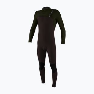 Muta da uomo per il nuoto O'Neill Hyperfreak 3/2+ Chest Zip Full arabica/ranger