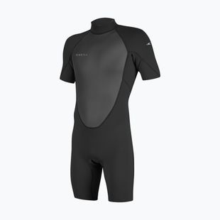 Muta da nuoto uomo O'Neill Reactor-2 2mm Back Zip SS Spring HJ5 black/black