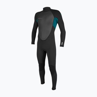 Muta da nuoto uomo O'Neill Reactor-2 3/2 Back Zip Full HJ5 black/tide pool