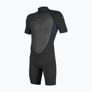 Muta da nuoto bambino O'Neill Youth Reactor-2 2mm Back Zip SS Spring black/slate