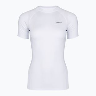 Costume da nuoto donna O'Neill Basic Skins Rash Guard SS white