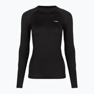 Maglia a maniche lunghe da nuoto da donna O'Neill Basic Skins Rash Guard LS black