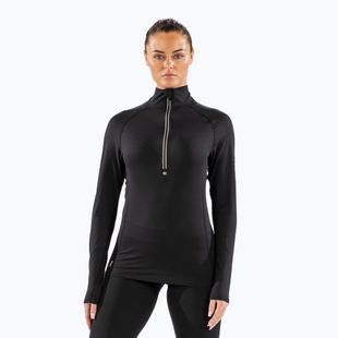 Maglia termica a maniche lunghe da donna Surfanic Cozy Zip Neck black