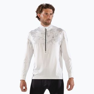 Surfanic Bodyfit CarbonDri Limited Edition Zip Neck Uomo manica lunga termica bianco ottico